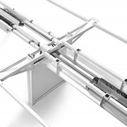 The double beam guarantees excellent stability.
