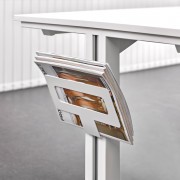 "Techline" magazine rack accessory, for organising all kinds of documents, leaving usable space on the desk. 